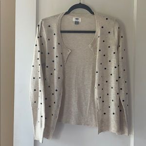 Polka dot sweater